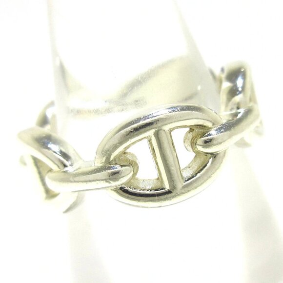 Auth HERMES Chaine D'ancre - Silver 2******** Ring - Picture 9 of 9